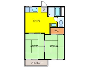 タウニー北頭の物件間取画像